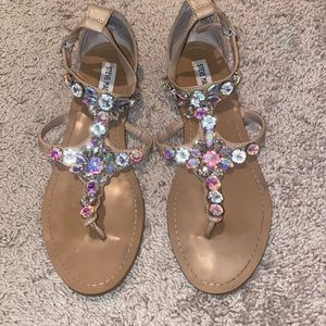 Jeweled Steve Madden sandals